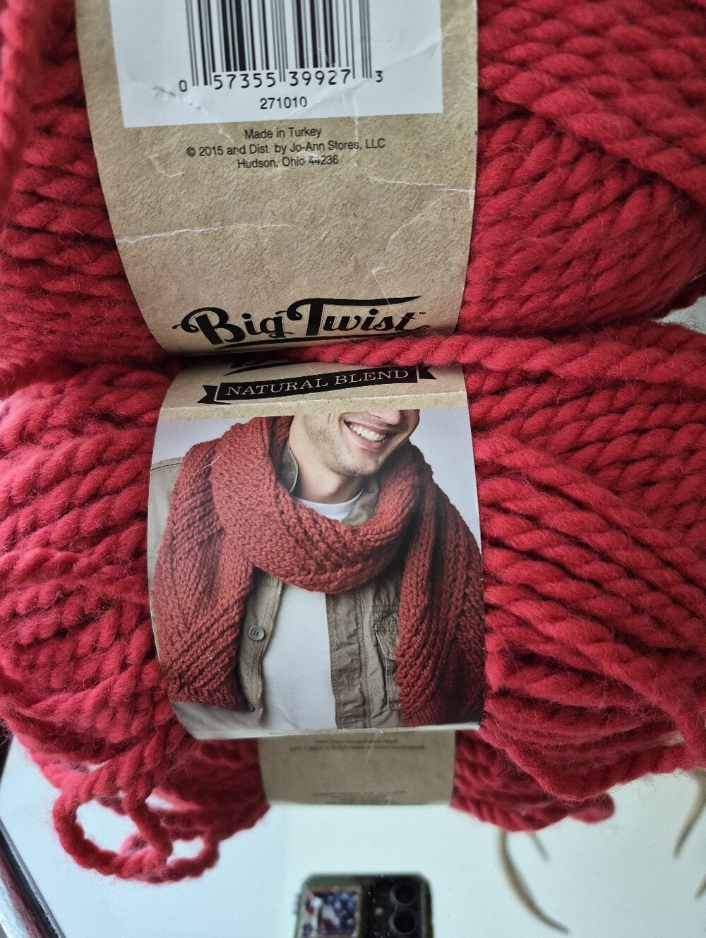 Big Twist Yarn Natural Blend 6 skein